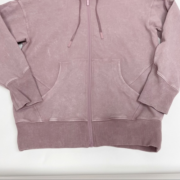 Lululemon Ready To Roll Washed Vintage Mauve Full Zip Hoodie - Picture 7 of 7